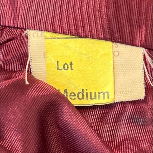 Jordache Vintage Unisex Red Leather Western Country Boho Vest Sz M - Picture 8 of 10